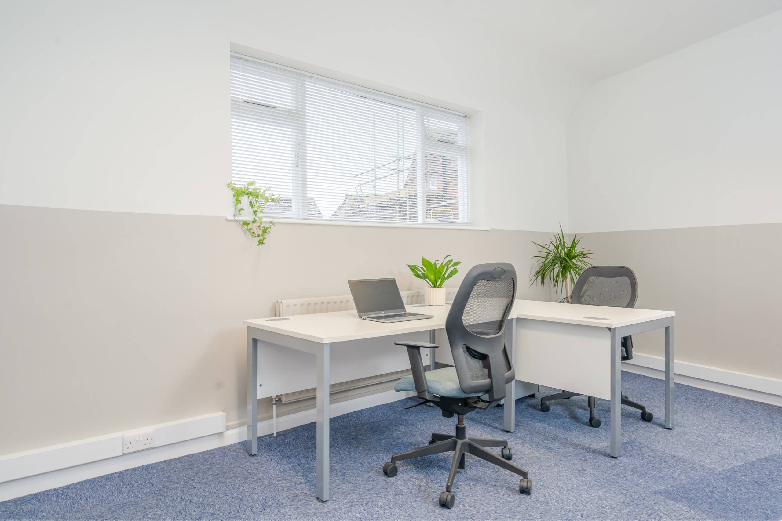 Small Office Space with desks and chairs